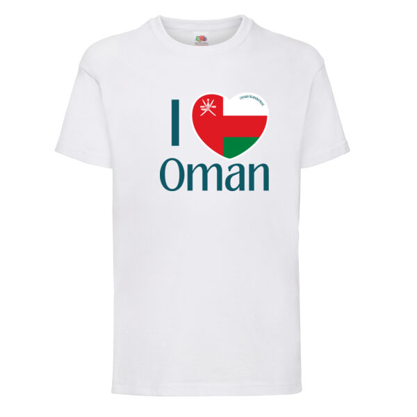 I Love Oman Kids T-Shirt Thumbnail